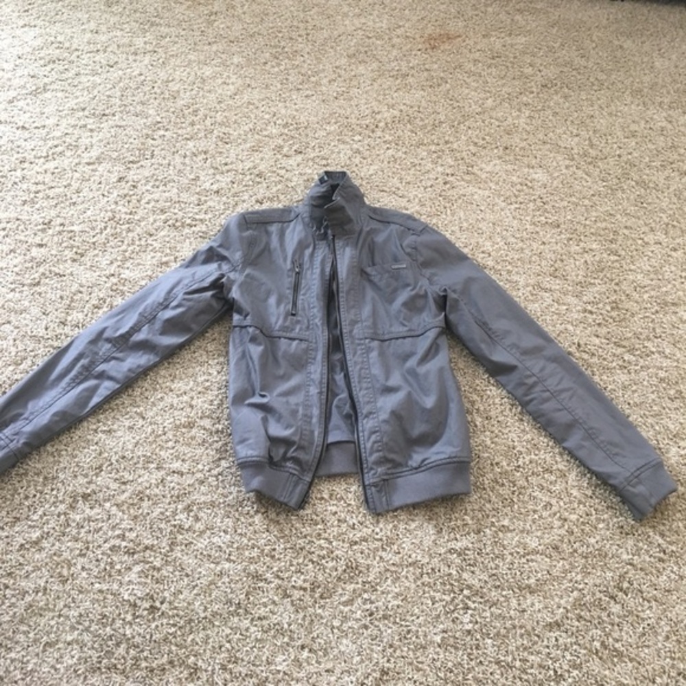Grey Ambiguous Jacket Men Size Small (worn by me!) EUC